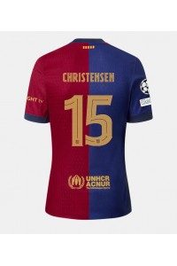 Fotbalové Dres Barcelona Andreas Christensen #15 Domácí Oblečení 2024-25 Krátký Rukáv